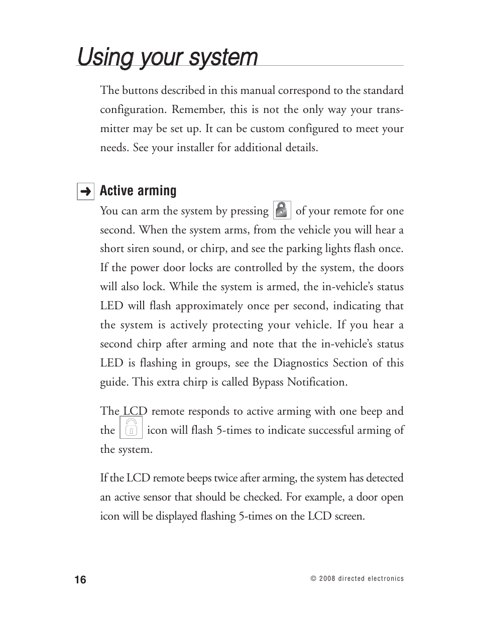 Uussiin ng g yyo ou urr ssyysstte em m | Directed Electronics Matrix1X User Manual | Page 21 / 51