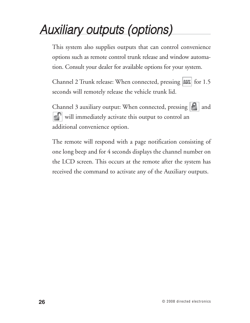 Directed Electronics Matrix1X User Manual | Page 31 / 51