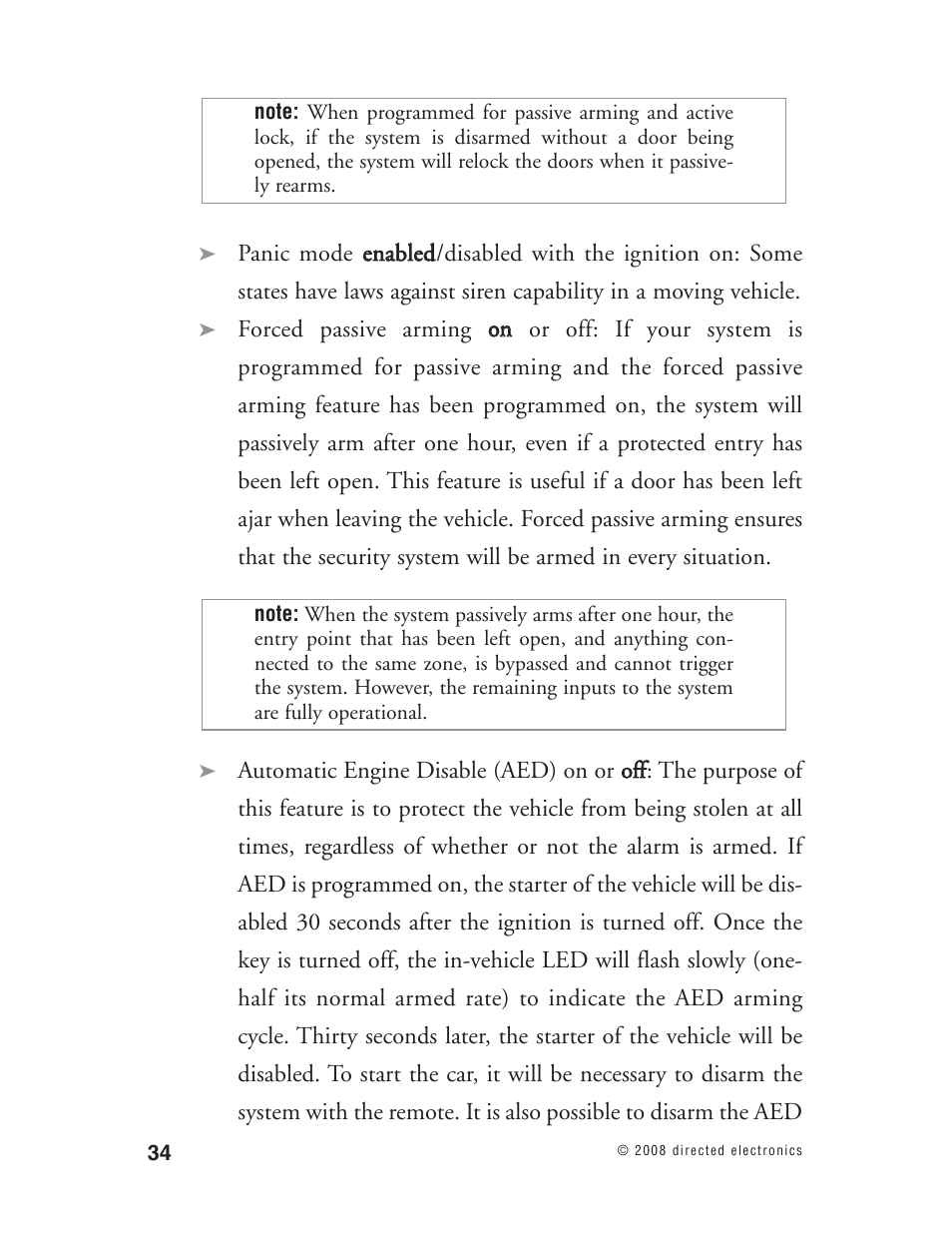 Directed Electronics Matrix1X User Manual | Page 39 / 51