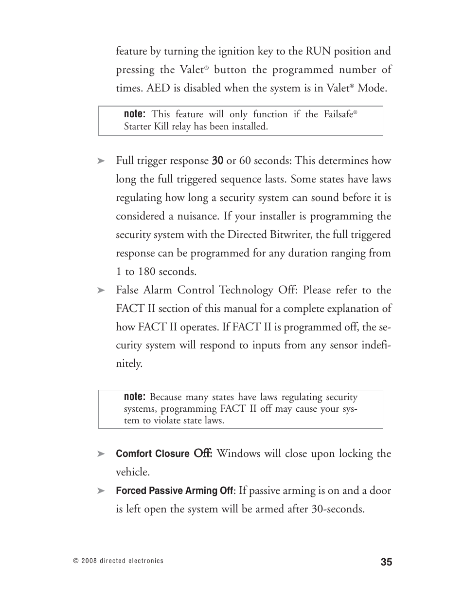 Directed Electronics Matrix1X User Manual | Page 40 / 51