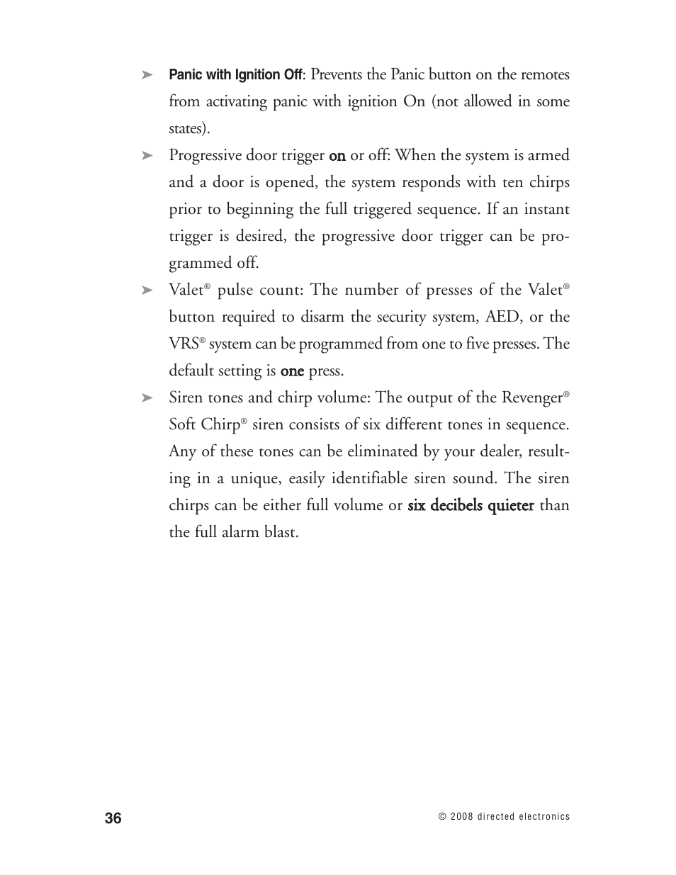 Directed Electronics Matrix1X User Manual | Page 41 / 51