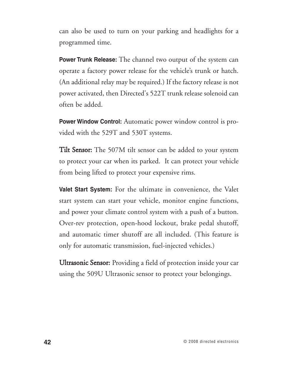 Directed Electronics Matrix1X User Manual | Page 47 / 51