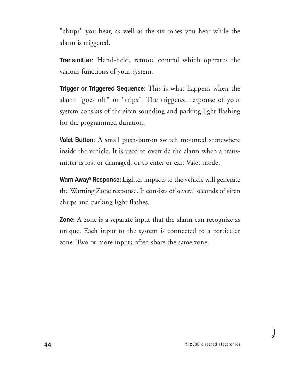 Directed Electronics Matrix1X User Manual | Page 49 / 51