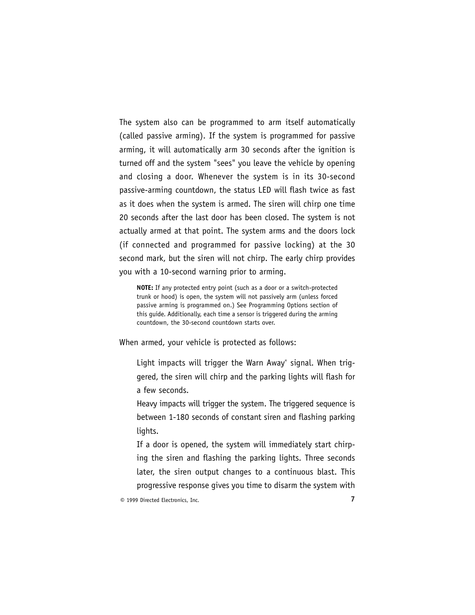 Directed Electronics 6000 User Manual | Page 11 / 40