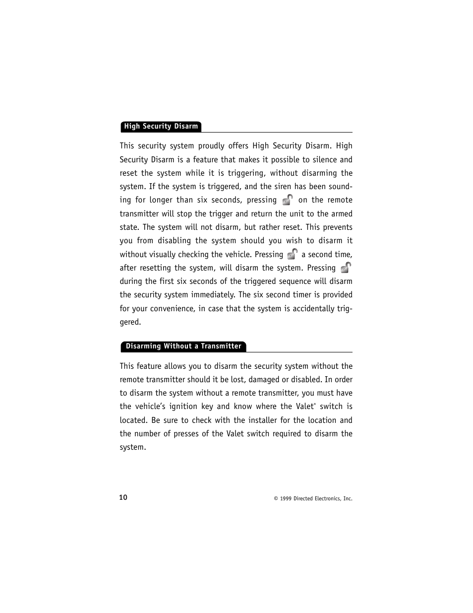 Directed Electronics 6000 User Manual | Page 14 / 40