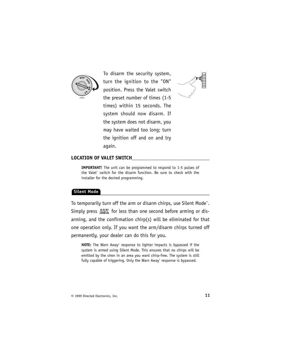 Directed Electronics 6000 User Manual | Page 15 / 40