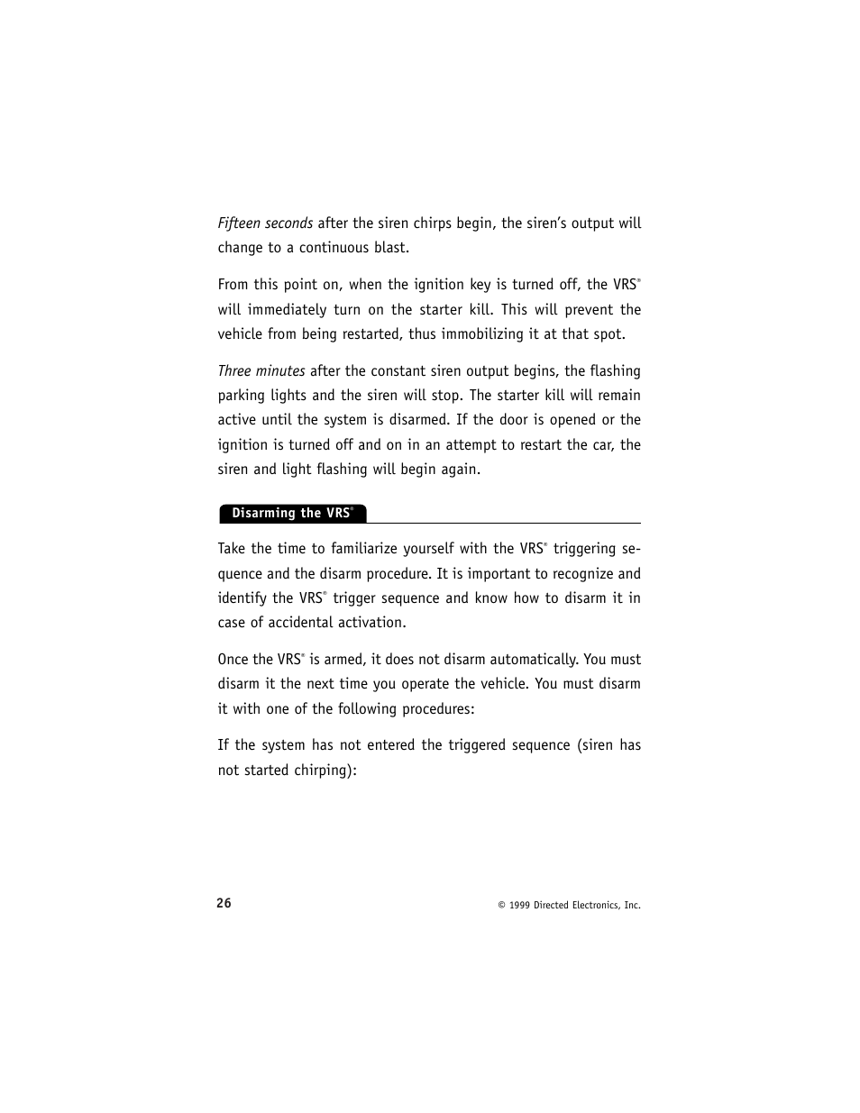 Directed Electronics 6000 User Manual | Page 30 / 40