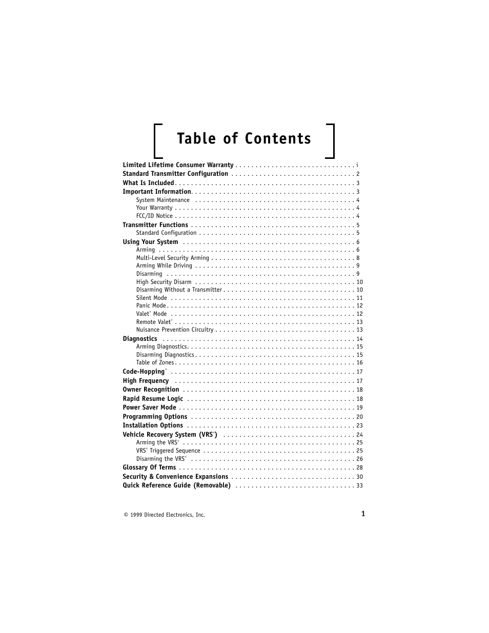 Directed Electronics 6000 User Manual | Page 5 / 40