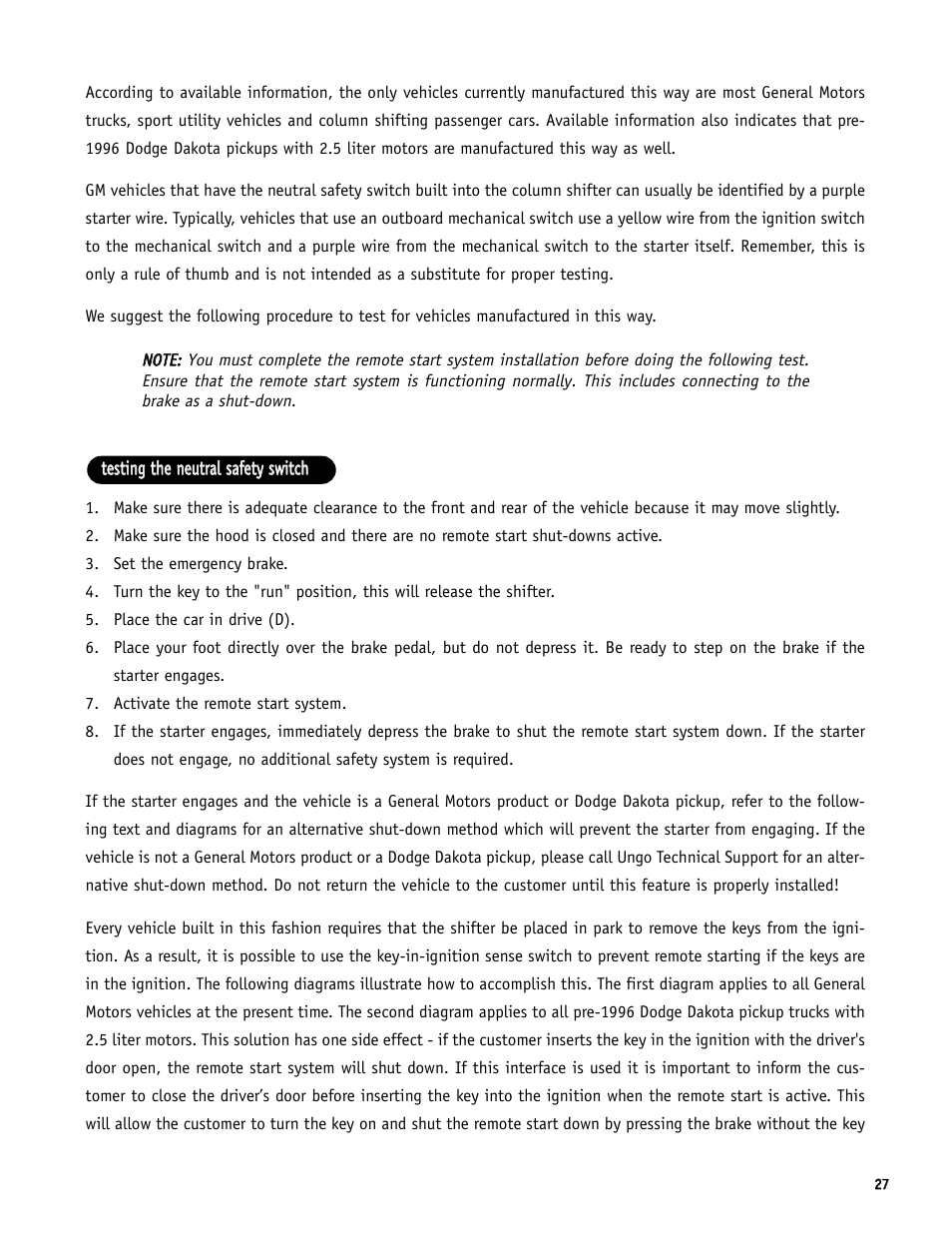 Directed Electronics SR6000 User Manual | Page 27 / 57