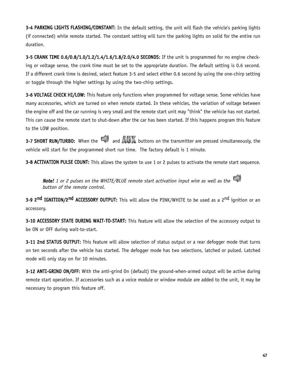Directed Electronics SR6000 User Manual | Page 47 / 57