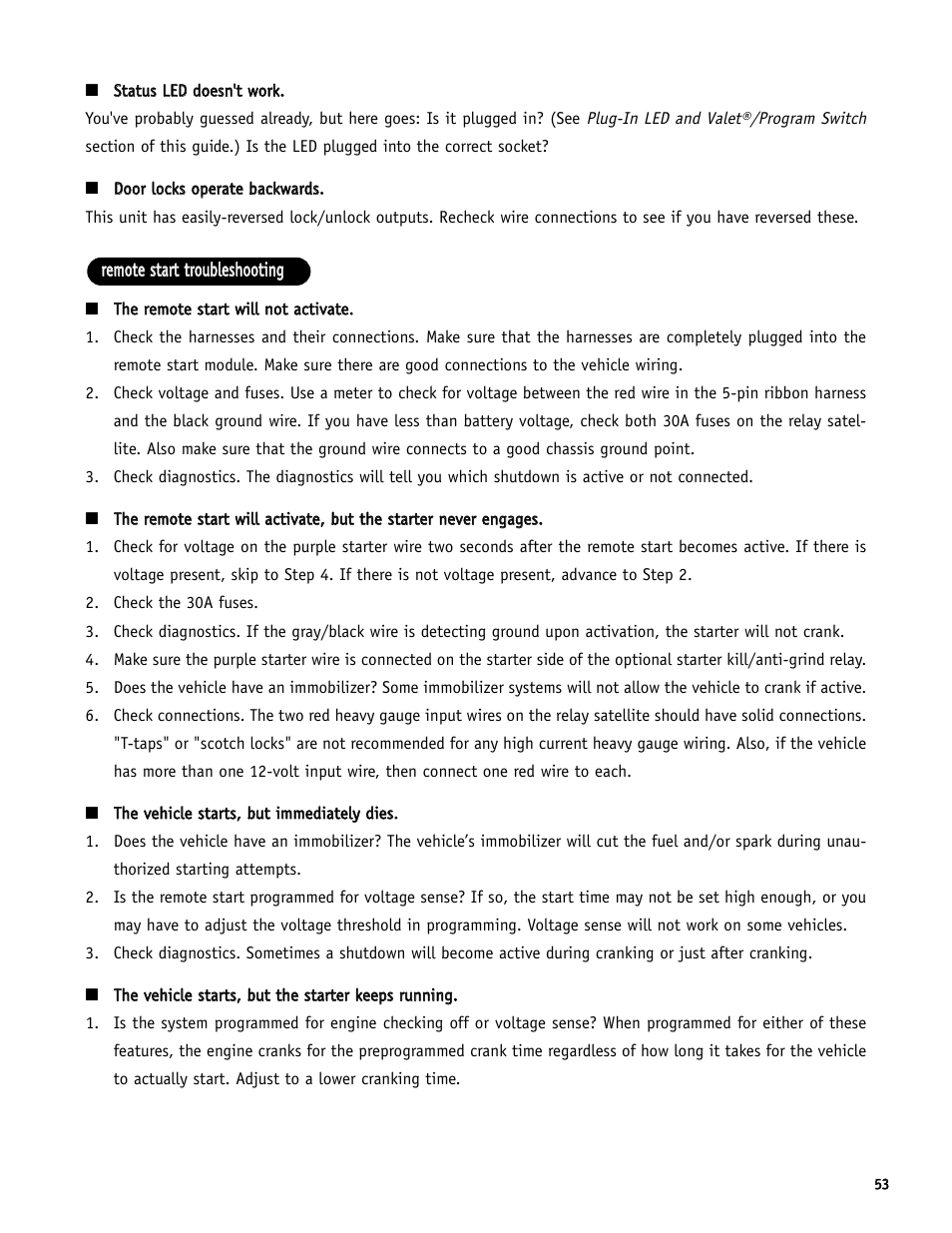 Directed Electronics SR6000 User Manual | Page 53 / 57