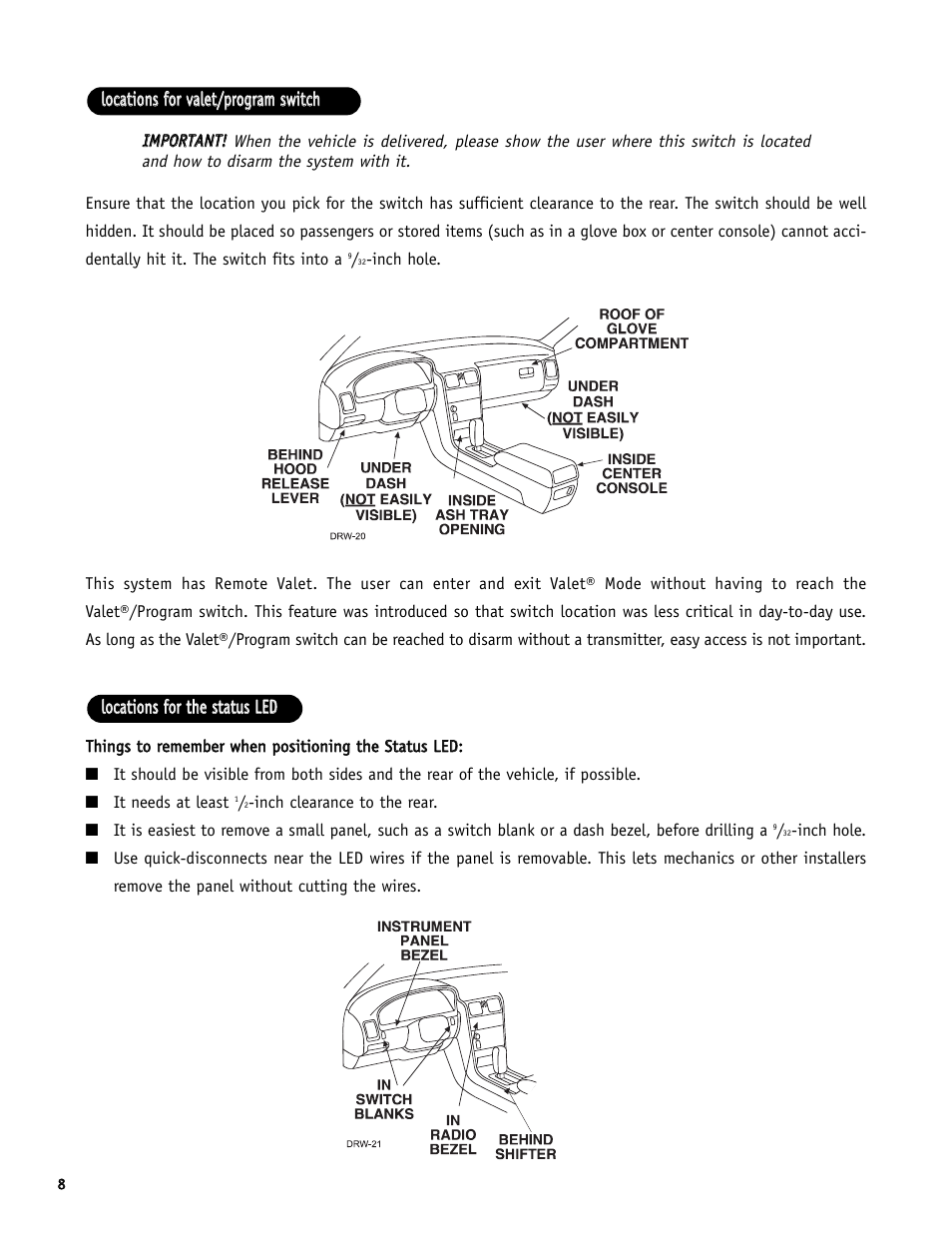 Directed Electronics SR6000 User Manual | Page 8 / 57