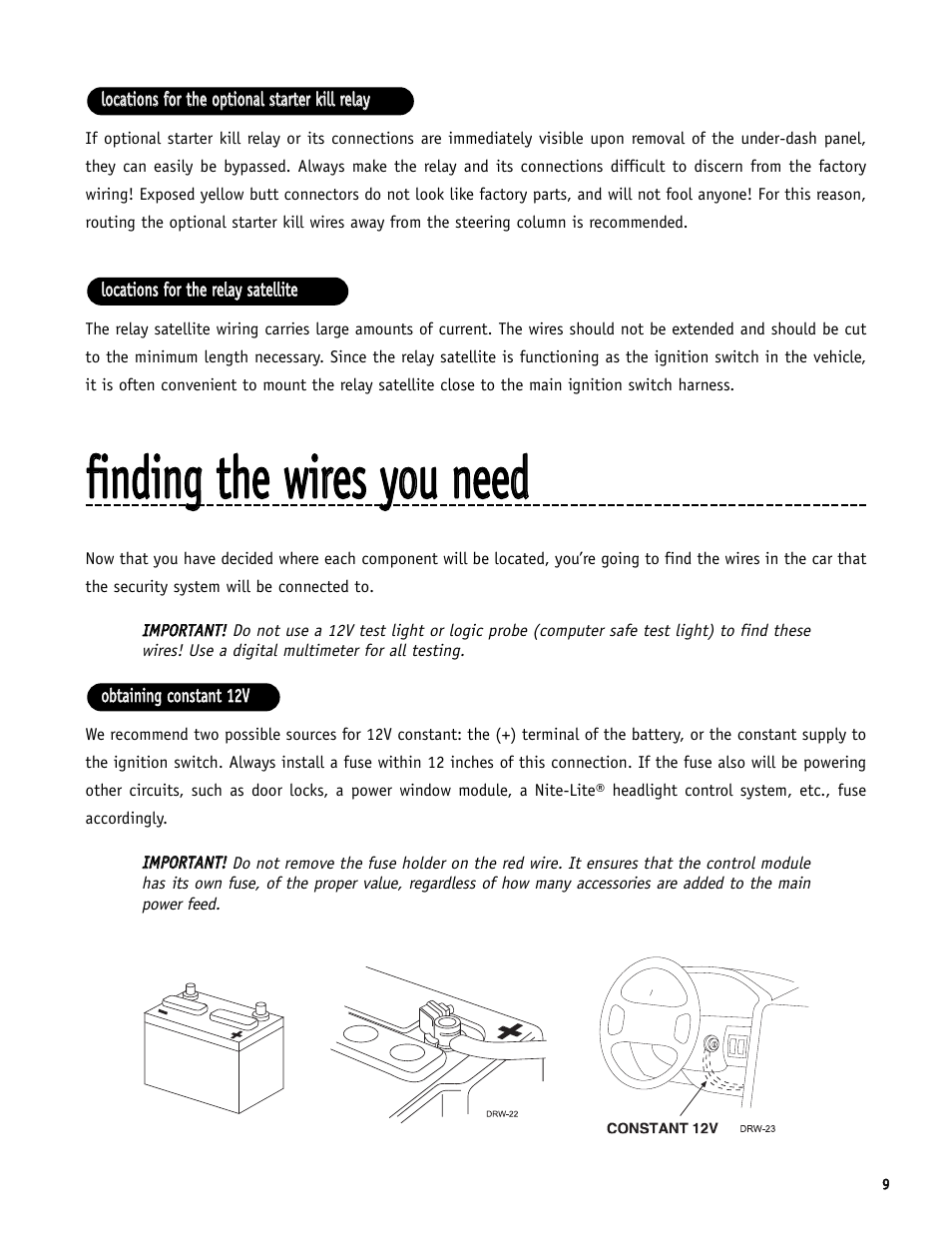Directed Electronics SR6000 User Manual | Page 9 / 57