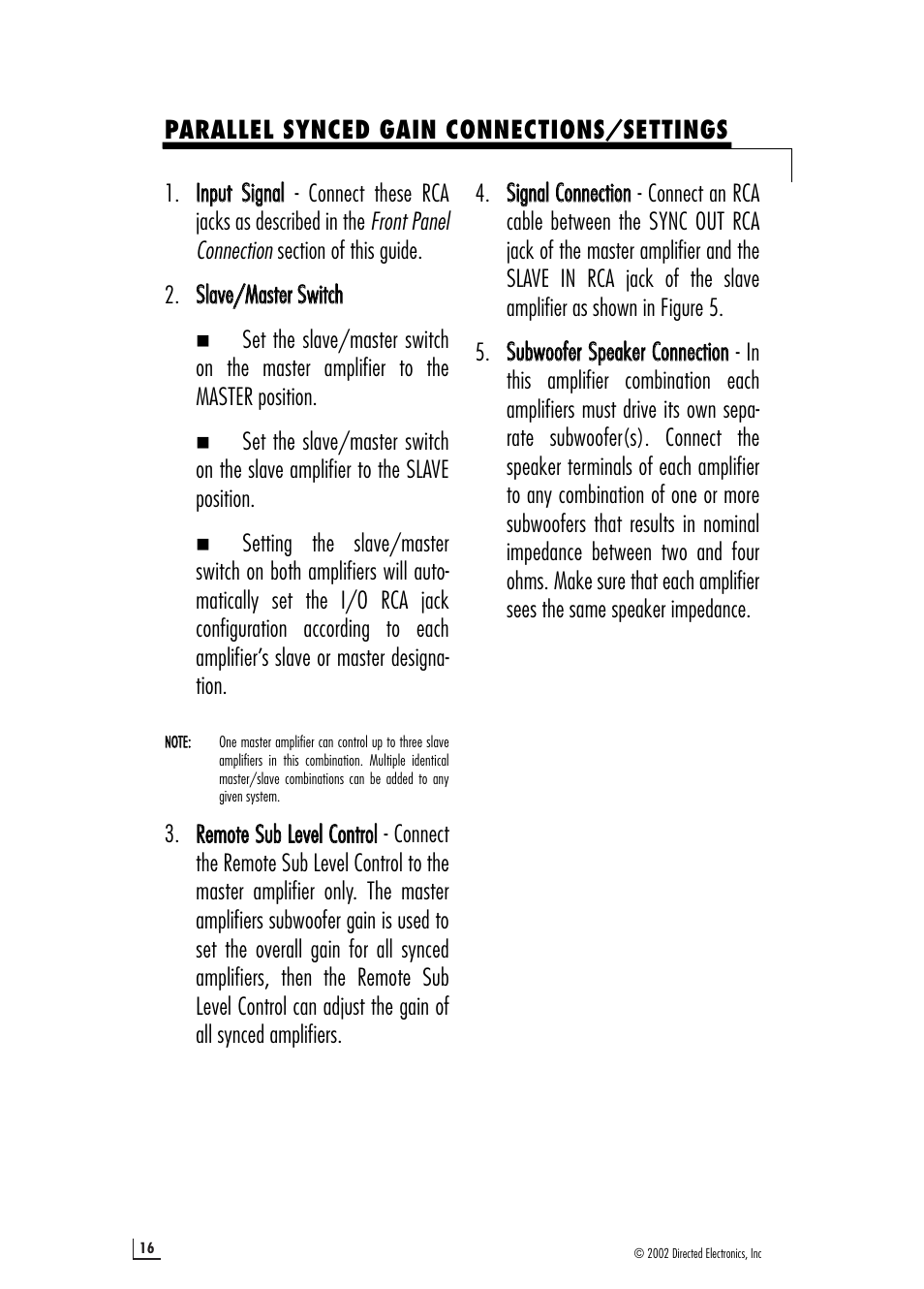 Directed Electronics 64601910 d2500.1 User Manual | Page 16 / 20