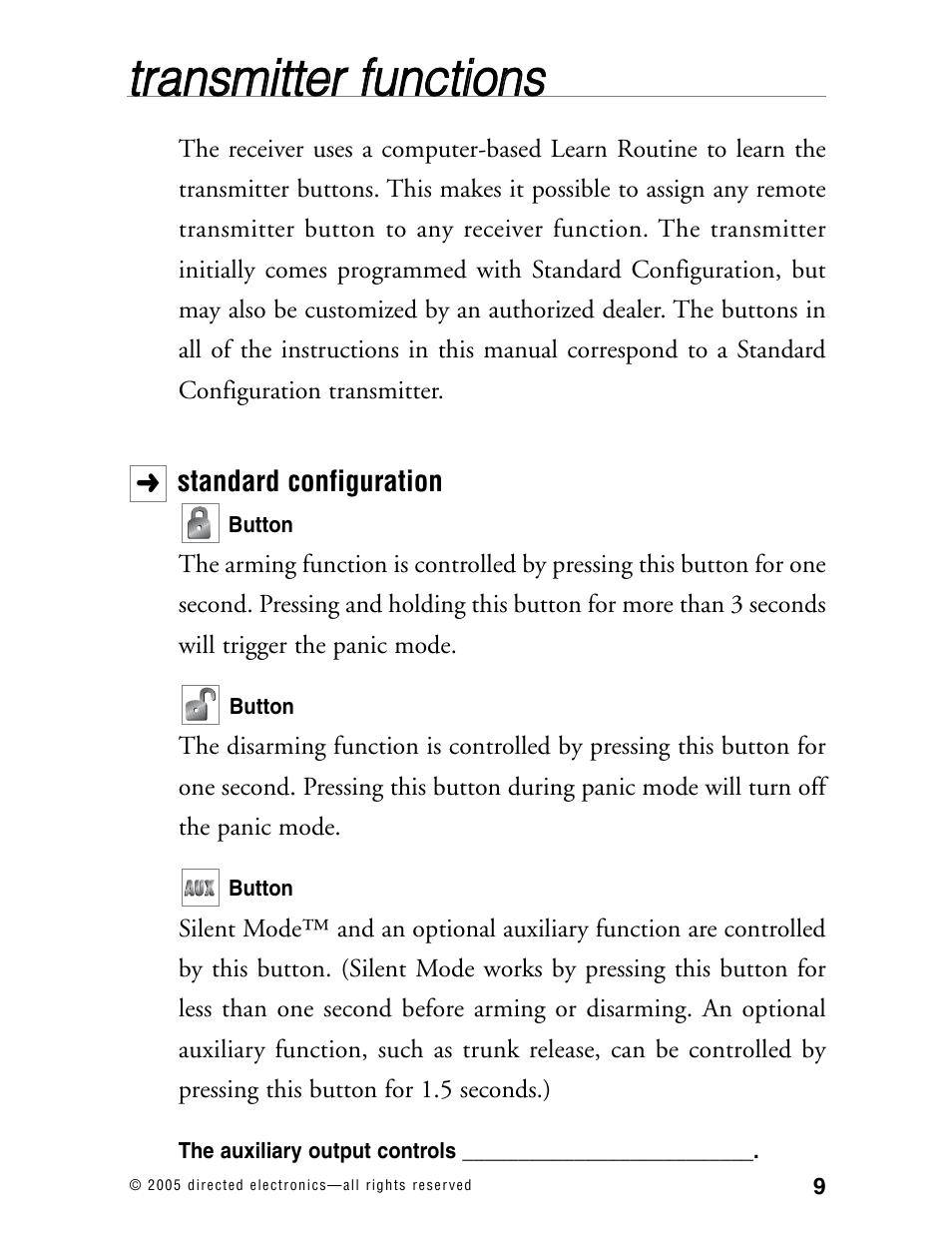 Directed Electronics 881XP User Manual | Page 12 / 57
