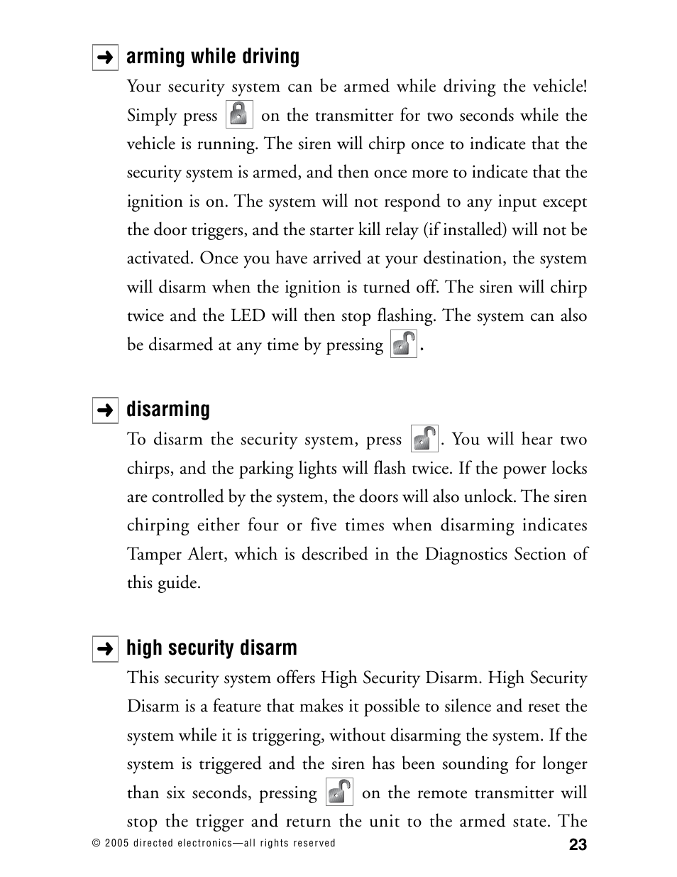 Directed Electronics 881XP User Manual | Page 26 / 57