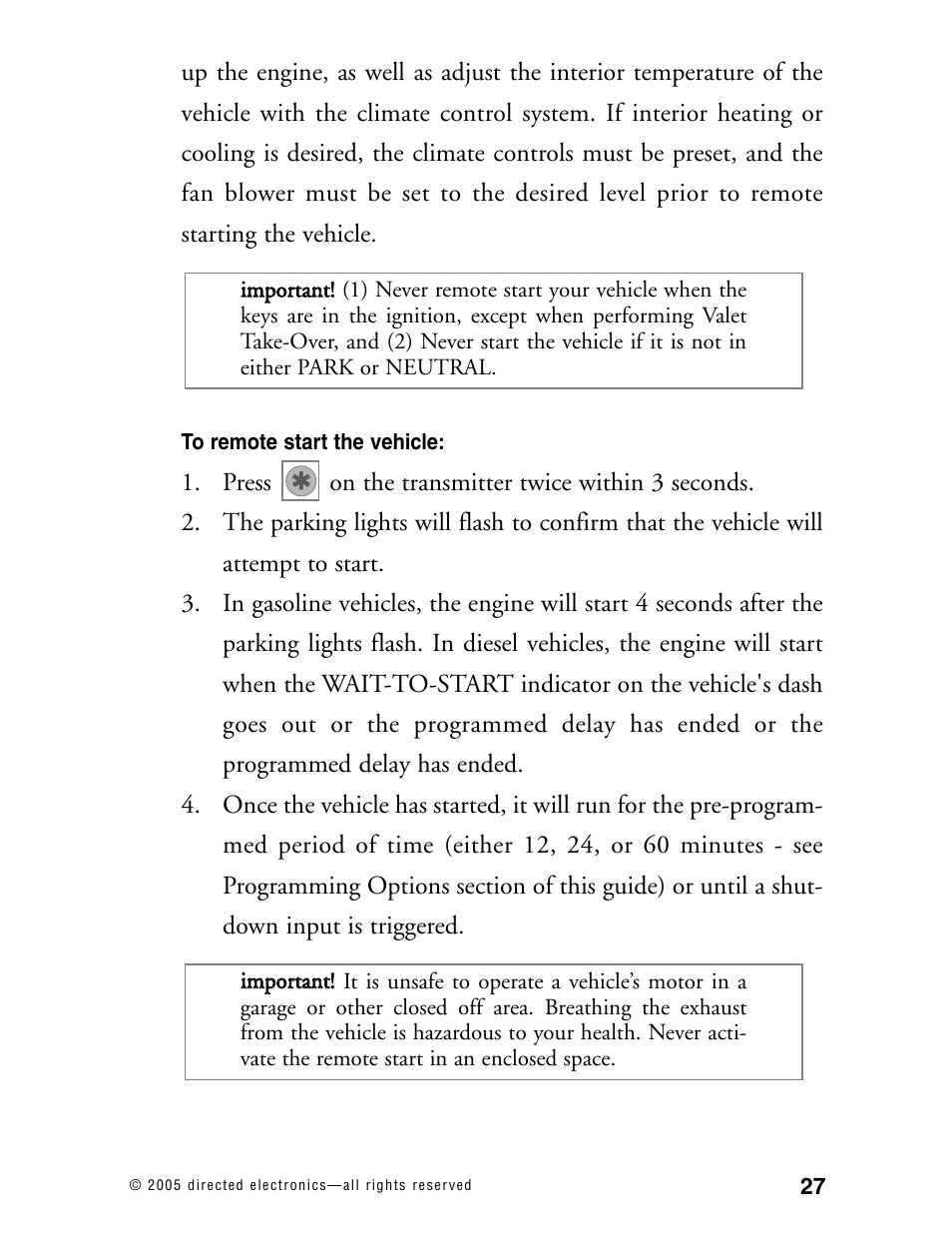Directed Electronics 881XP User Manual | Page 30 / 57