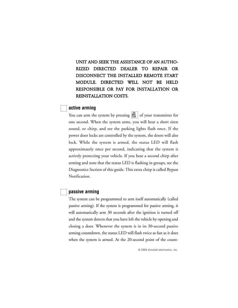 Directed Electronics 563T User Manual | Page 13 / 45