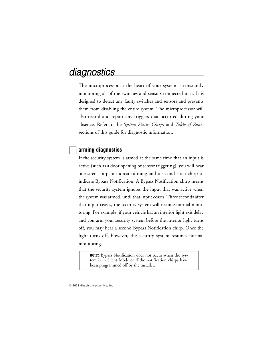 Ddiia ag gn no ossttiic css | Directed Electronics 563T User Manual | Page 28 / 45