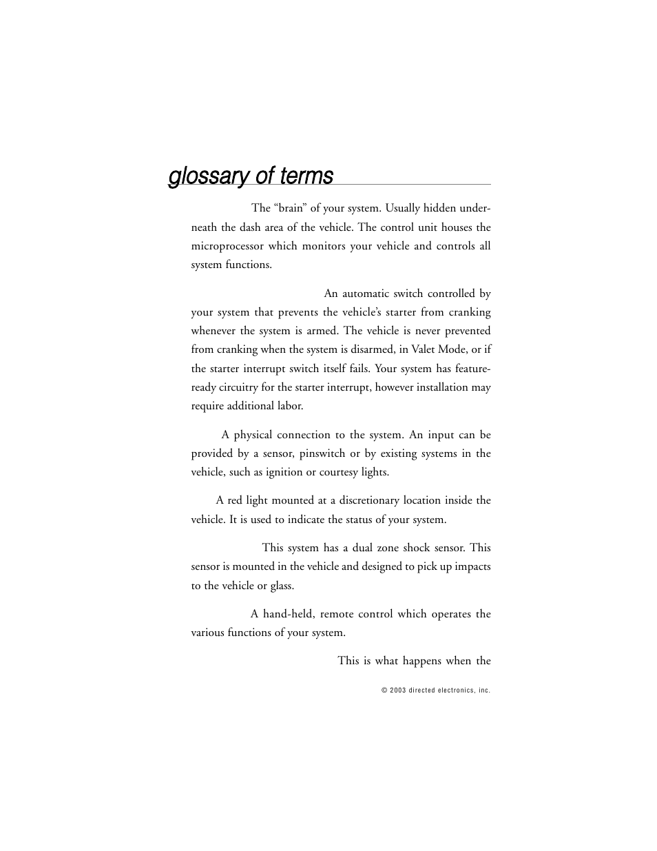 Directed Electronics 563T User Manual | Page 39 / 45