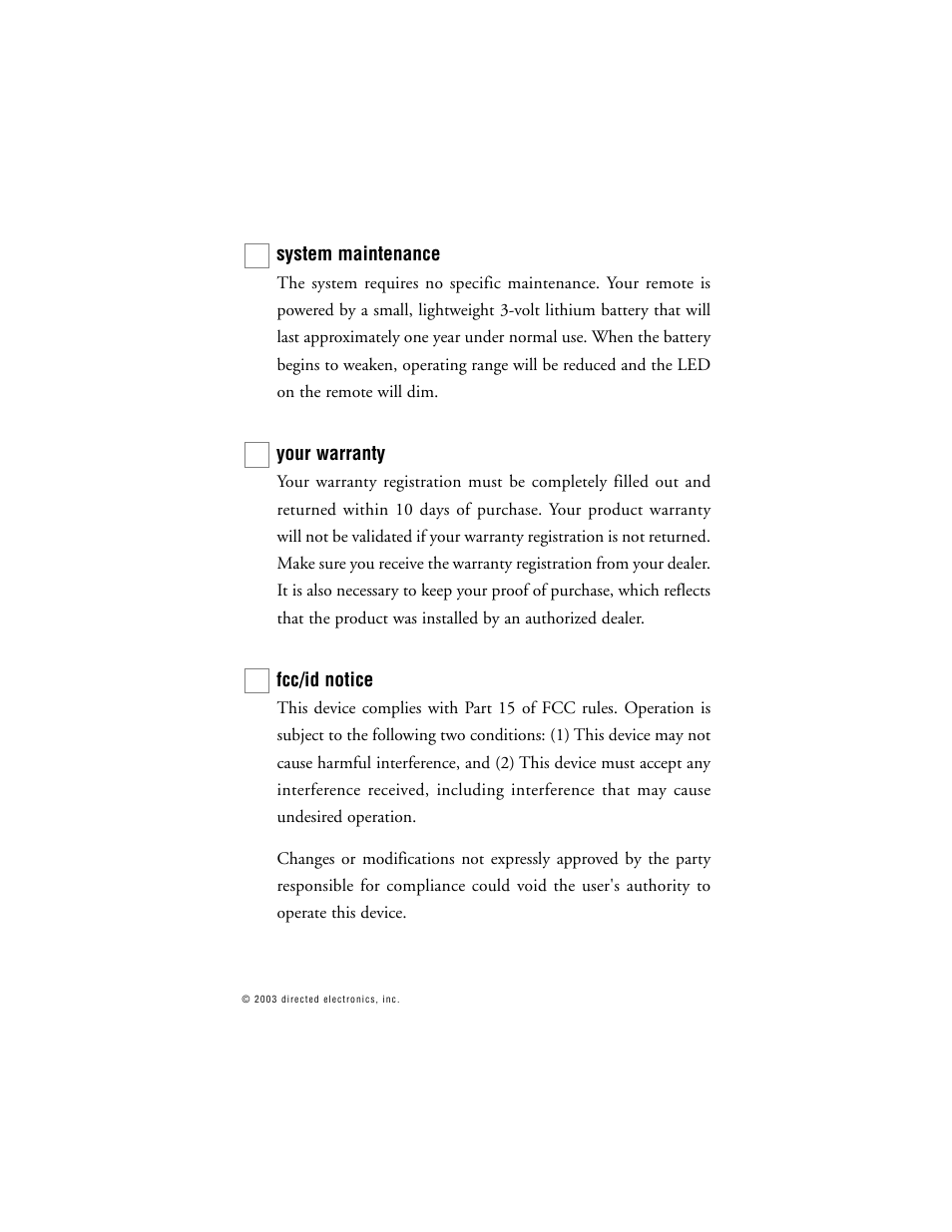 Directed Electronics 563T User Manual | Page 8 / 45