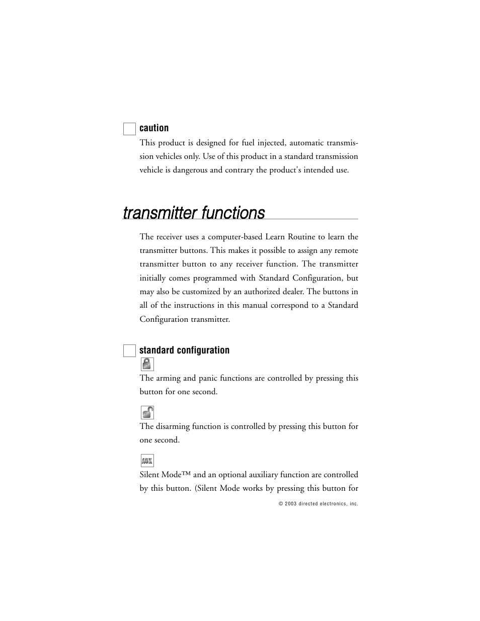 Directed Electronics 563T User Manual | Page 9 / 45