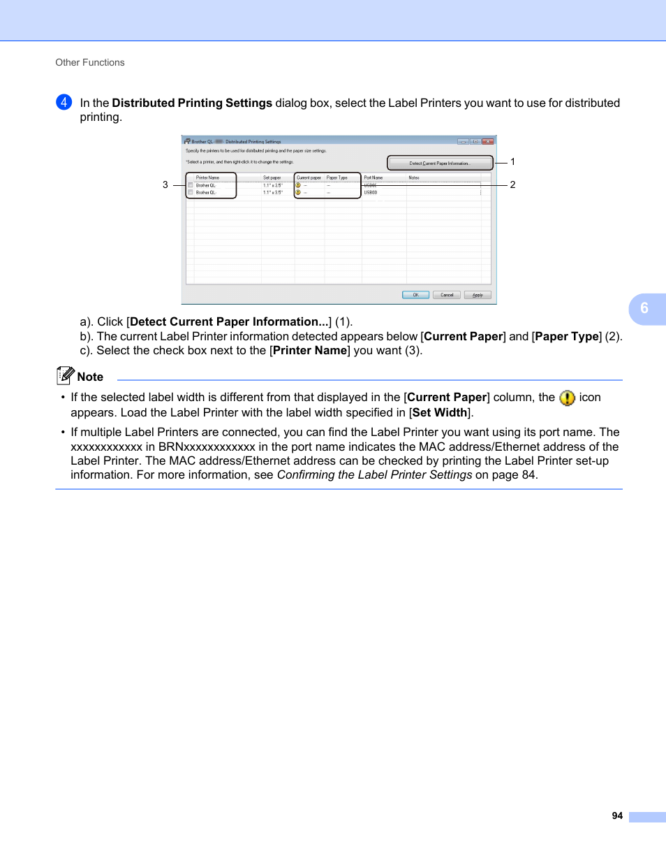 Brother QL-810W Ultra-Fast Label Printer with Wireless Networking User Manual | Page 104 / 214