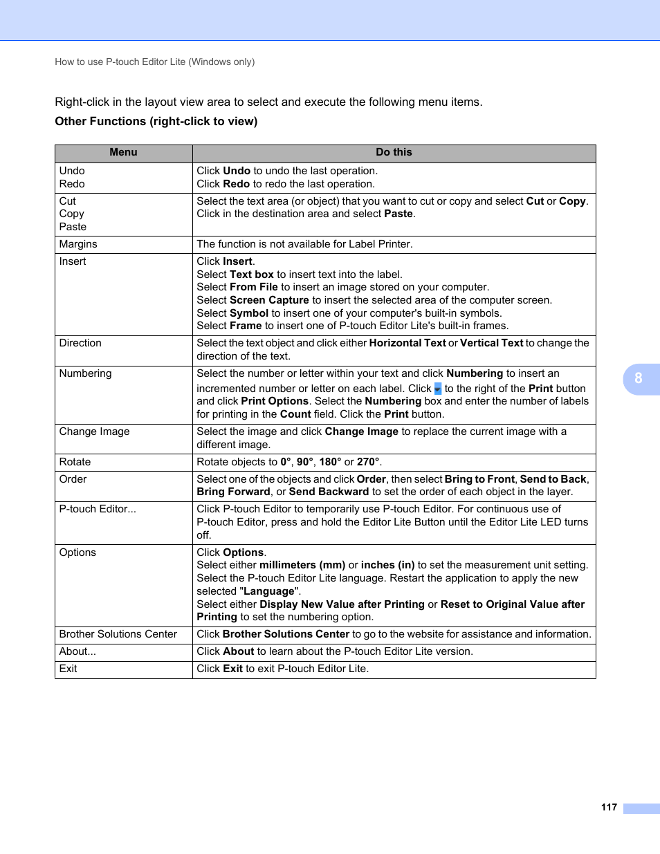 Brother QL-810W Ultra-Fast Label Printer with Wireless Networking User Manual | Page 127 / 214