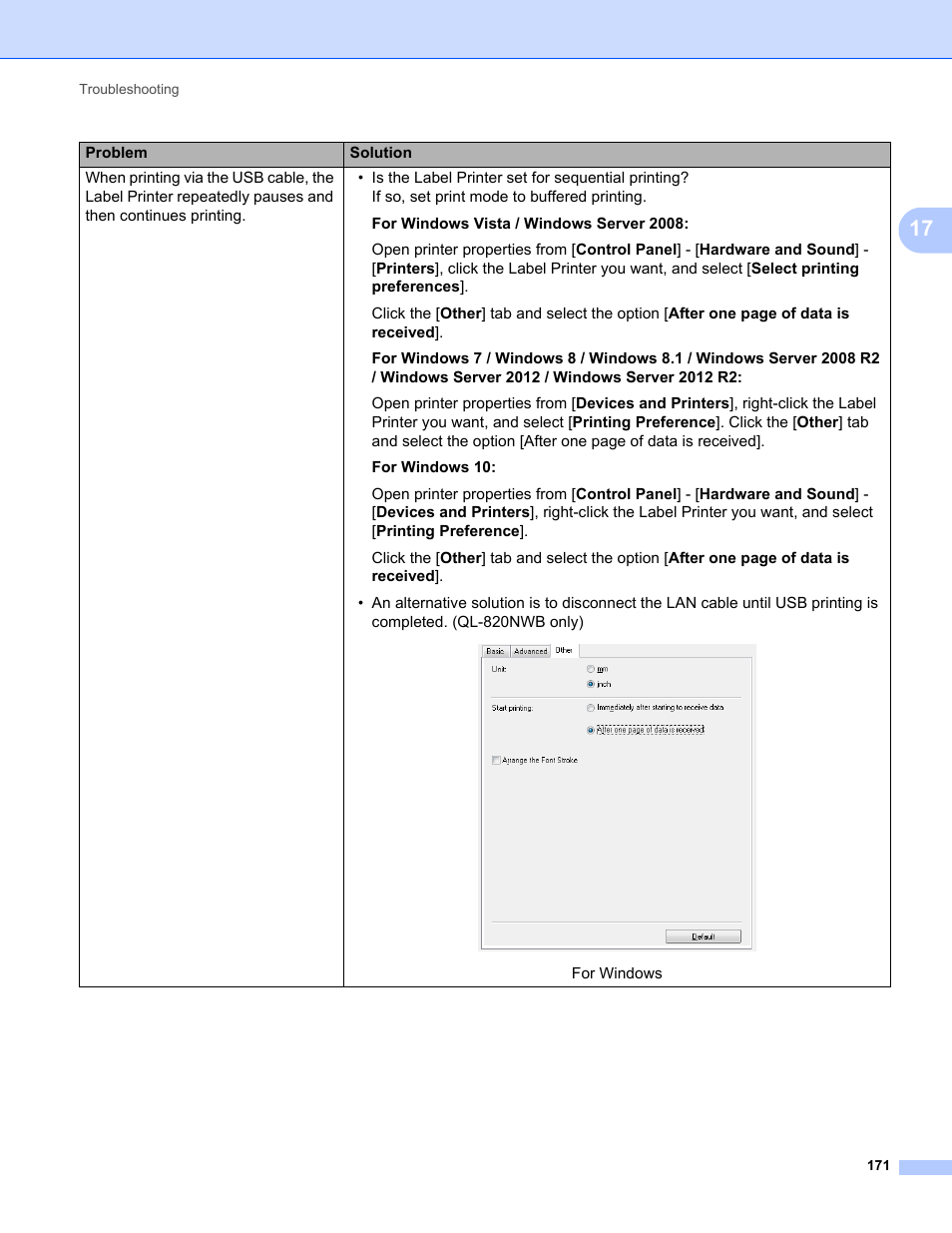 Brother QL-810W Ultra-Fast Label Printer with Wireless Networking User Manual | Page 181 / 214