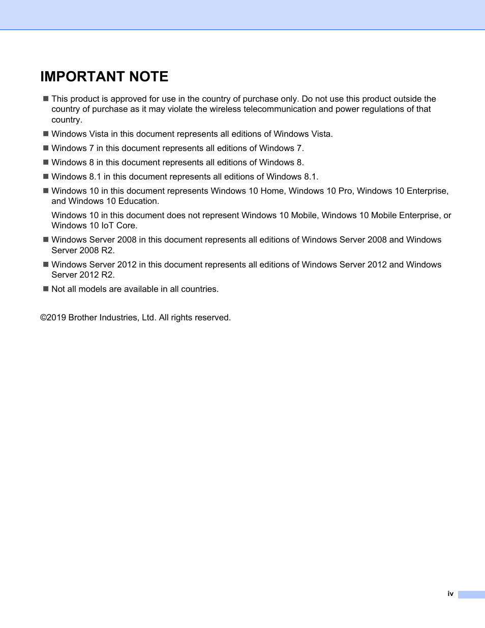 Brother QL-810W Ultra-Fast Label Printer with Wireless Networking User Manual | Page 5 / 214