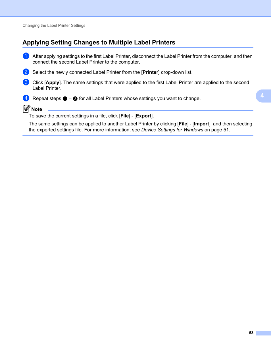 Brother QL-810W Ultra-Fast Label Printer with Wireless Networking User Manual | Page 68 / 214