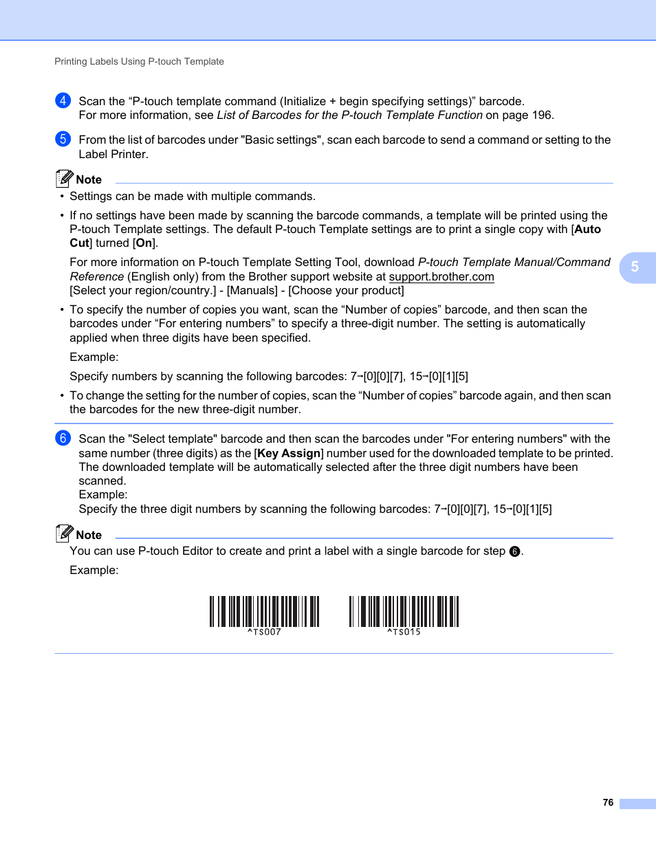 Brother QL-810W Ultra-Fast Label Printer with Wireless Networking User Manual | Page 86 / 214