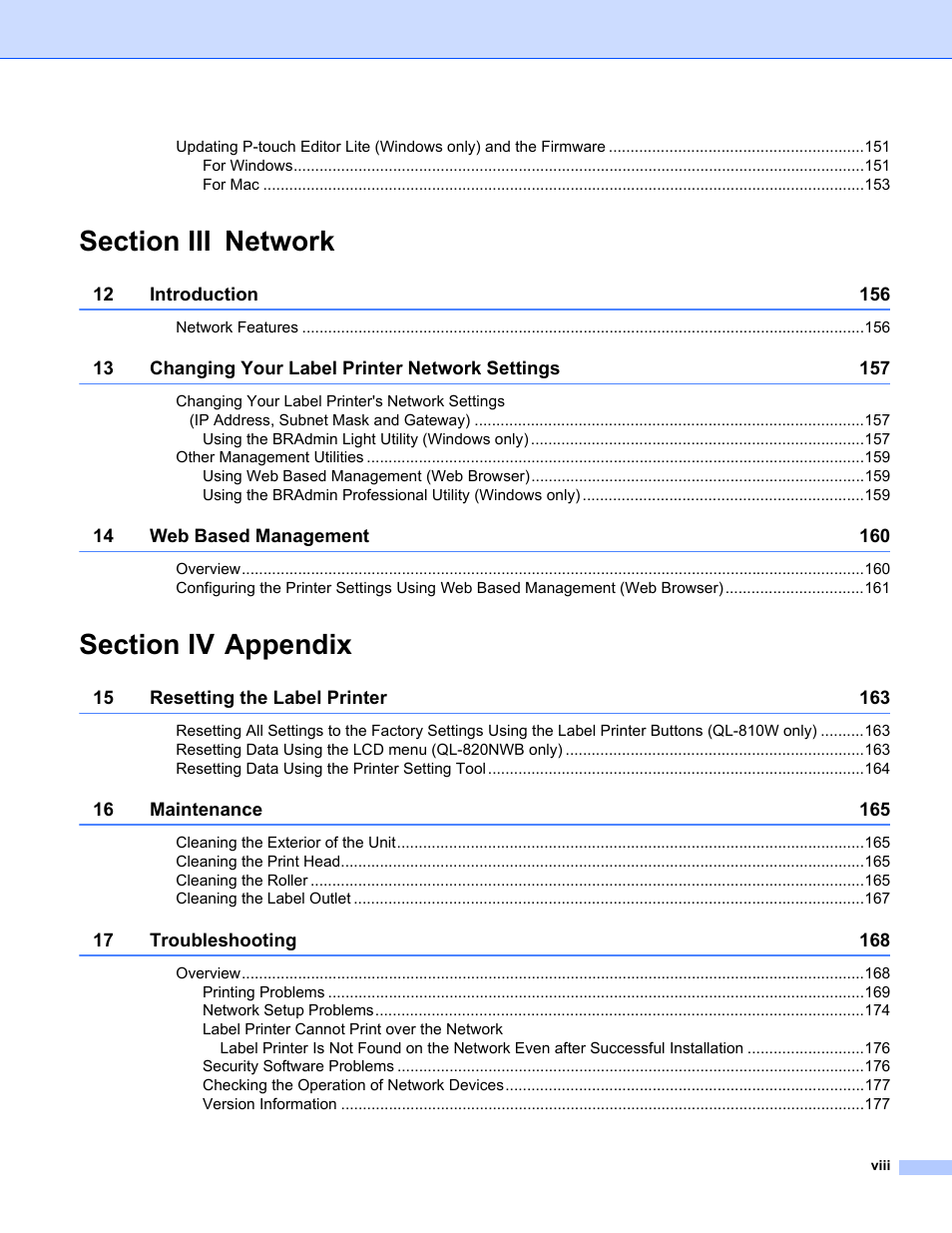 Brother QL-810W Ultra-Fast Label Printer with Wireless Networking User Manual | Page 9 / 214