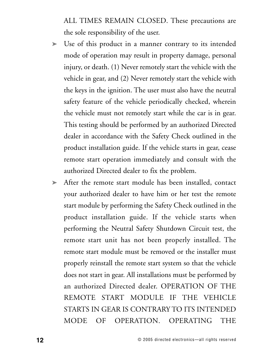 Directed Electronics 571XV User Manual | Page 15 / 39