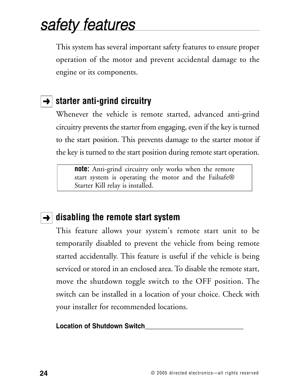 Ssa affe ettyy ffe ea attu urre ess | Directed Electronics 571XV User Manual | Page 27 / 39