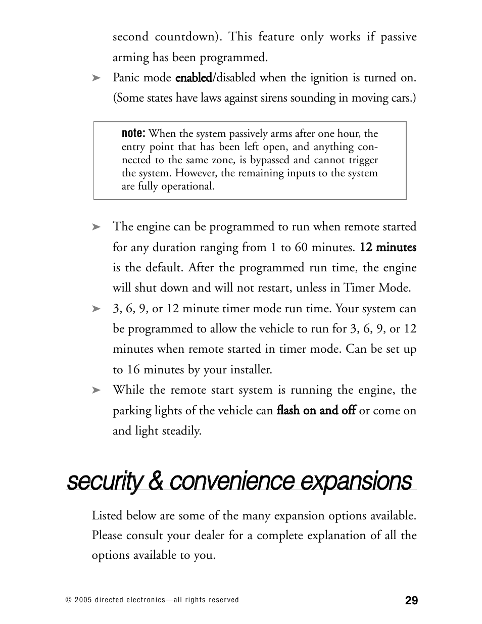 Directed Electronics 571XV User Manual | Page 32 / 39