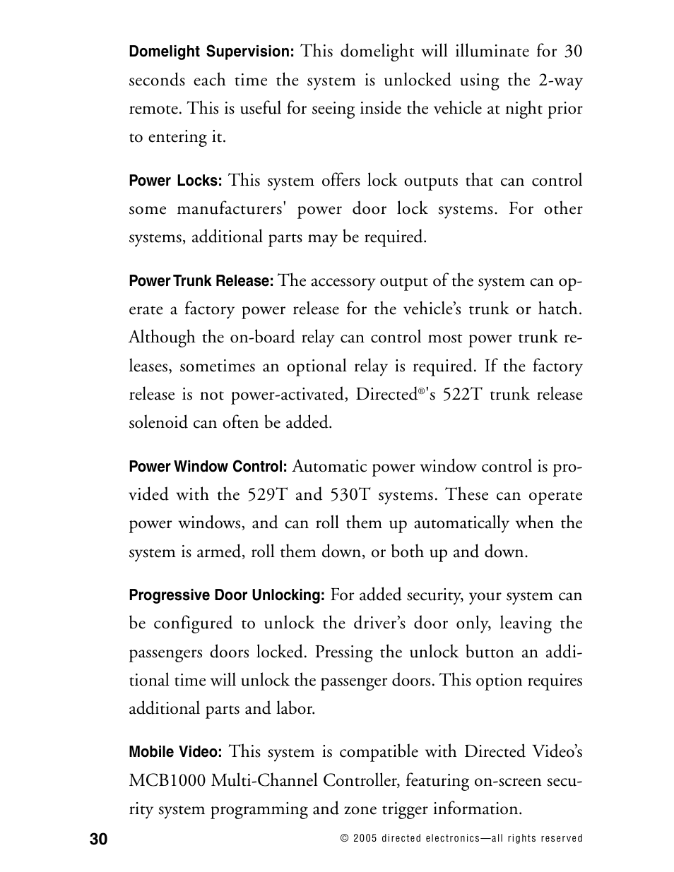 Directed Electronics 571XV User Manual | Page 33 / 39