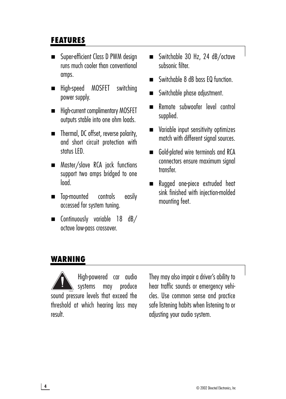 Directed Electronics 1100d User Manual | Page 4 / 20