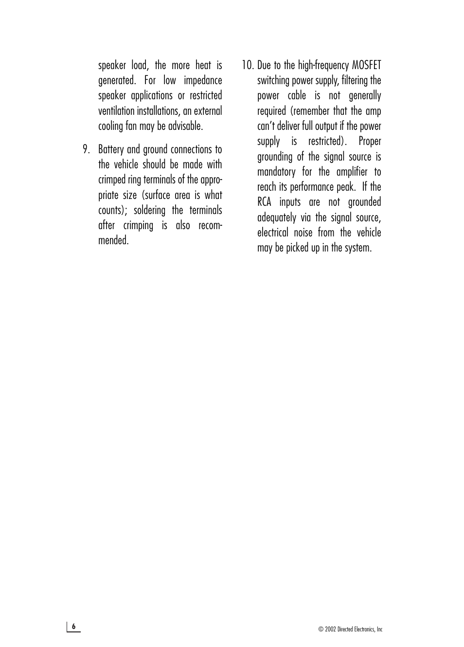 Directed Electronics 1100d User Manual | Page 6 / 20