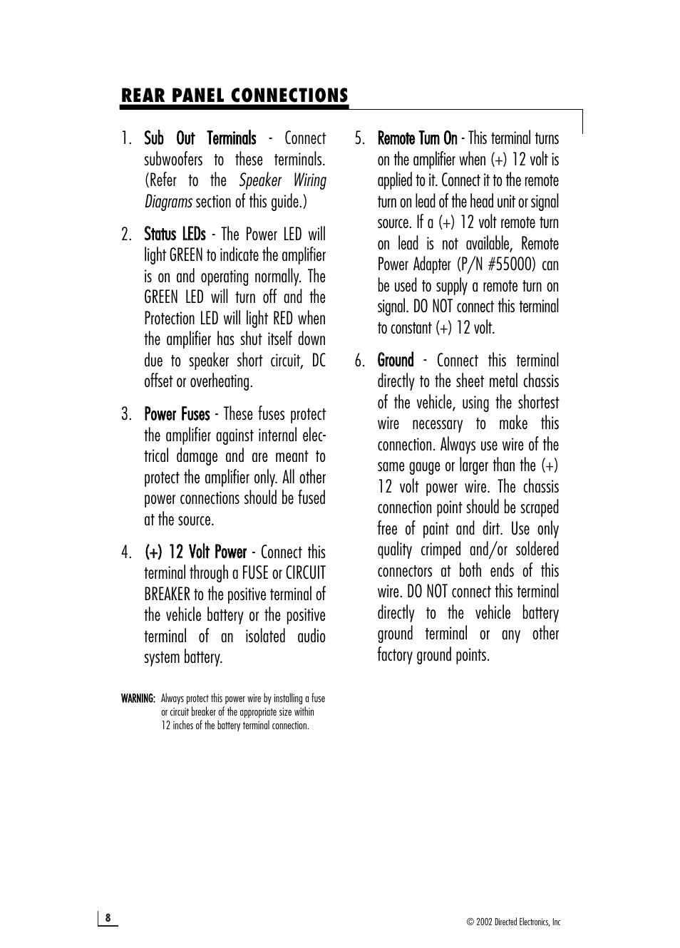 Directed Electronics 1100d User Manual | Page 8 / 20