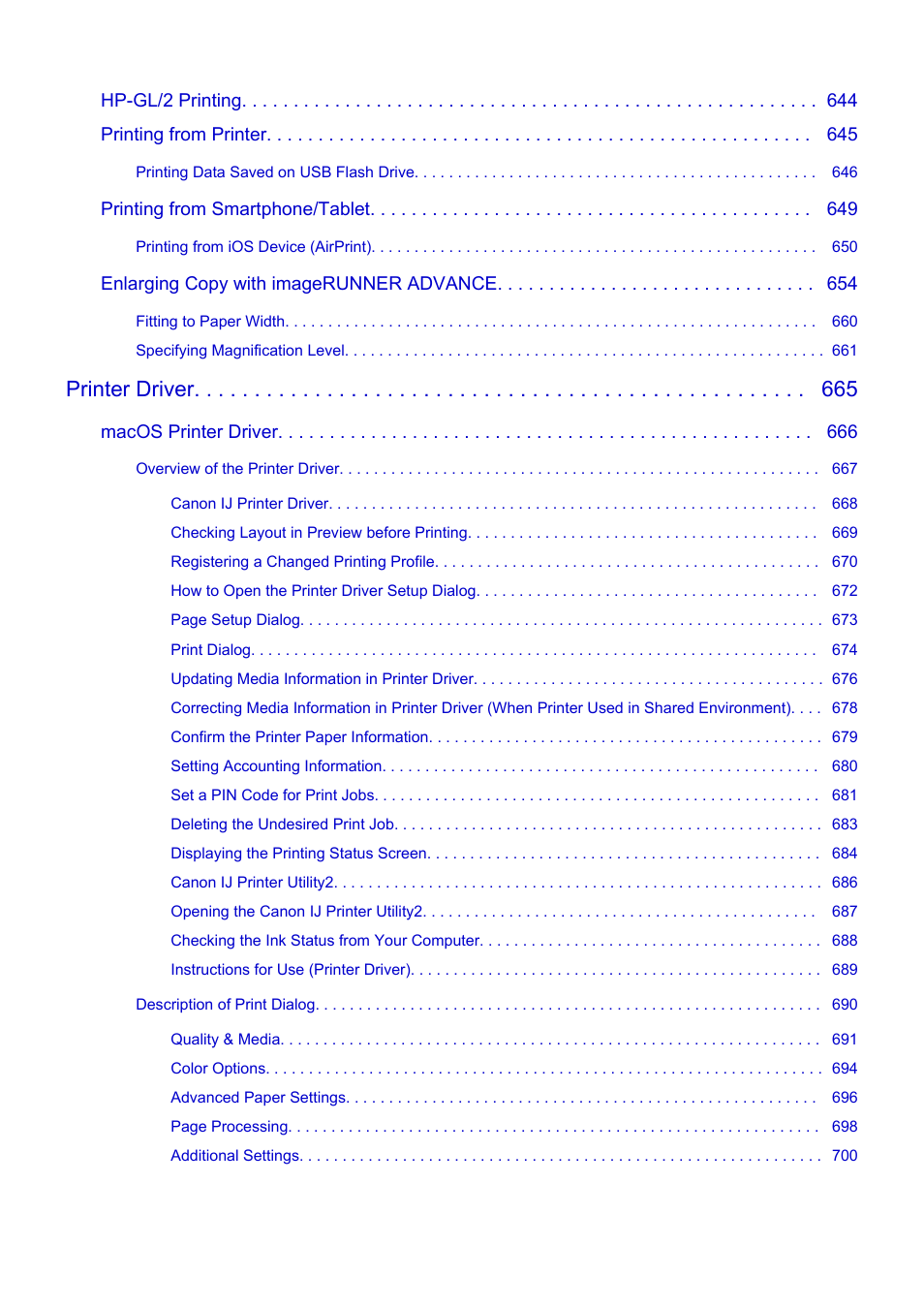Printer driver | Canon imagePROGRAF TX-3100 36" Printer with Basket User Manual | Page 10 / 1073