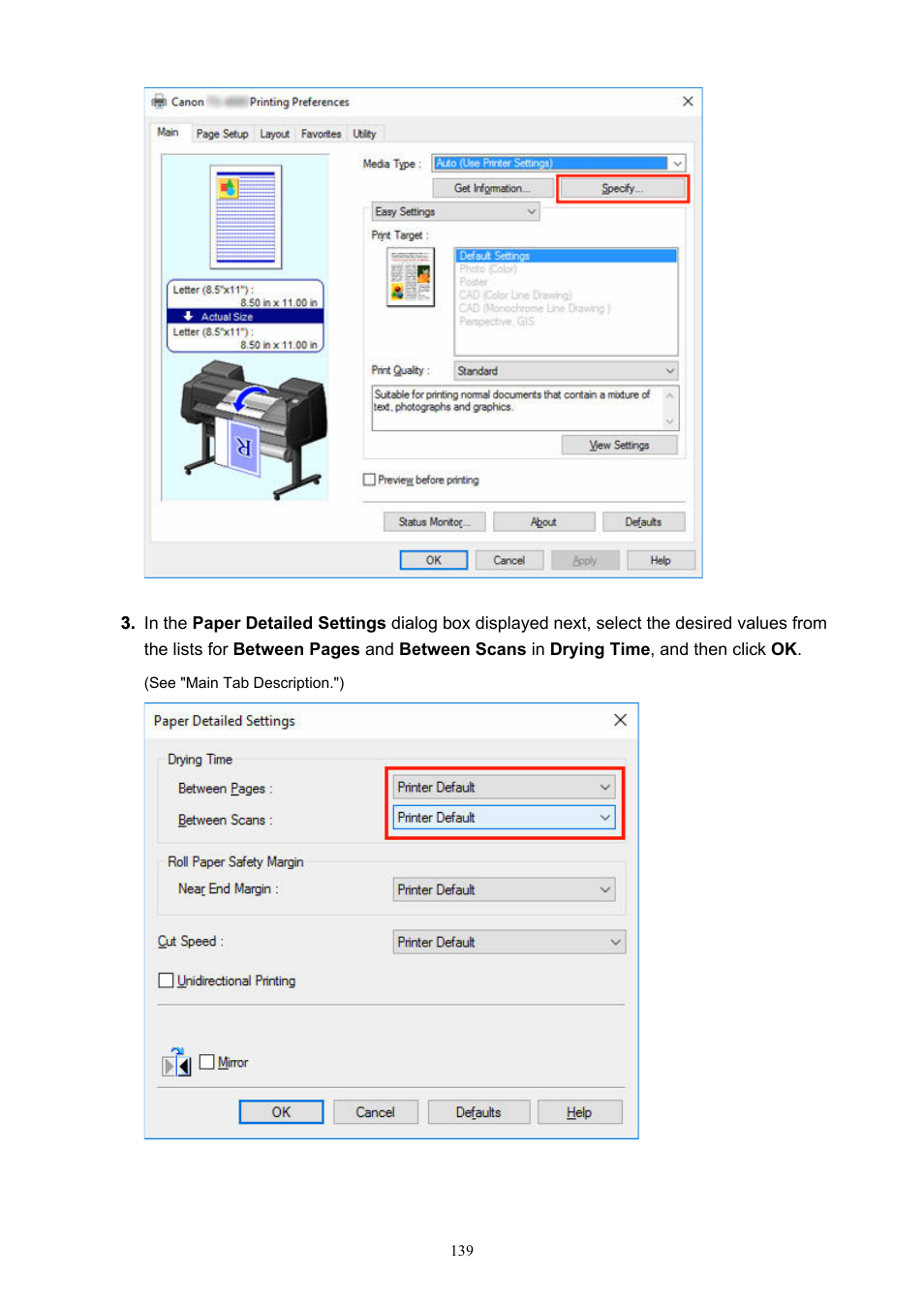 Canon imagePROGRAF TX-3100 36" Printer with Basket User Manual | Page 139 / 1073