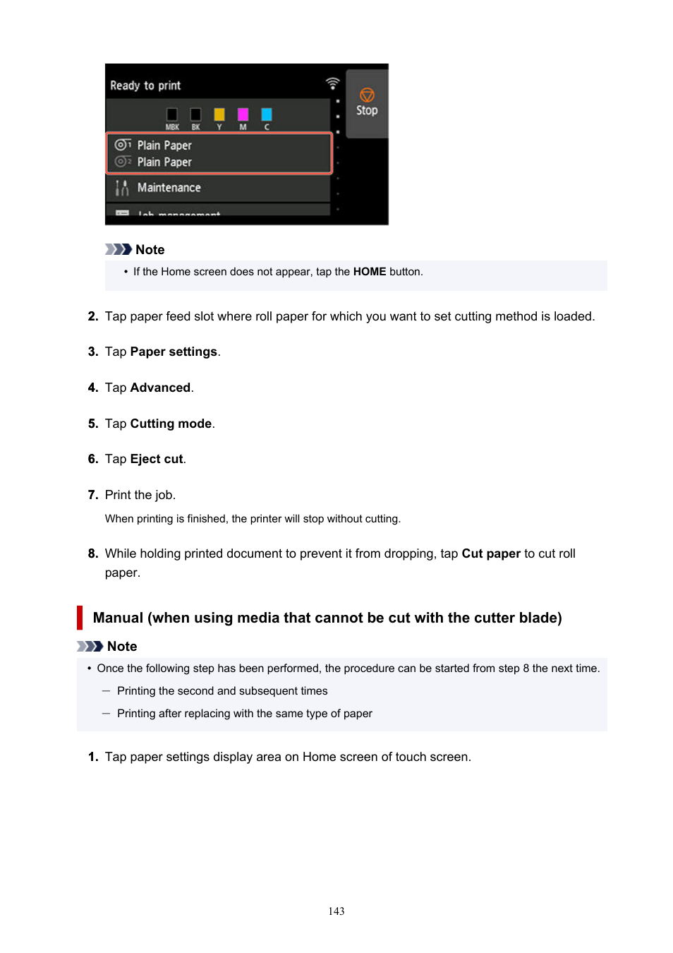 Canon imagePROGRAF TX-3100 36" Printer with Basket User Manual | Page 143 / 1073