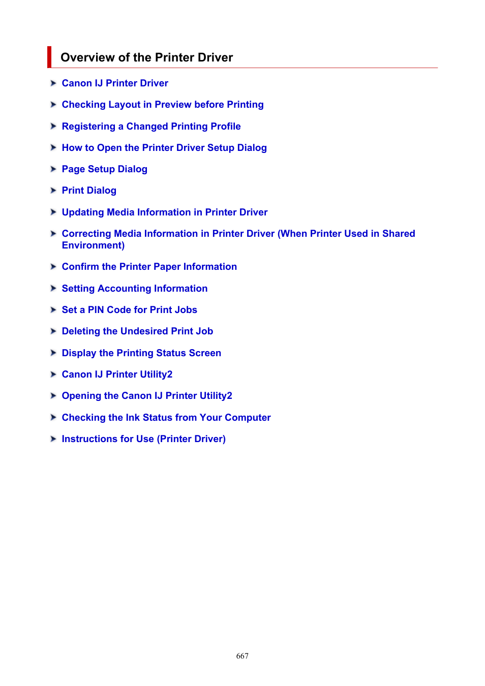 Overview of the printer driver | Canon imagePROGRAF TX-3100 36" Printer with Basket User Manual | Page 667 / 1073