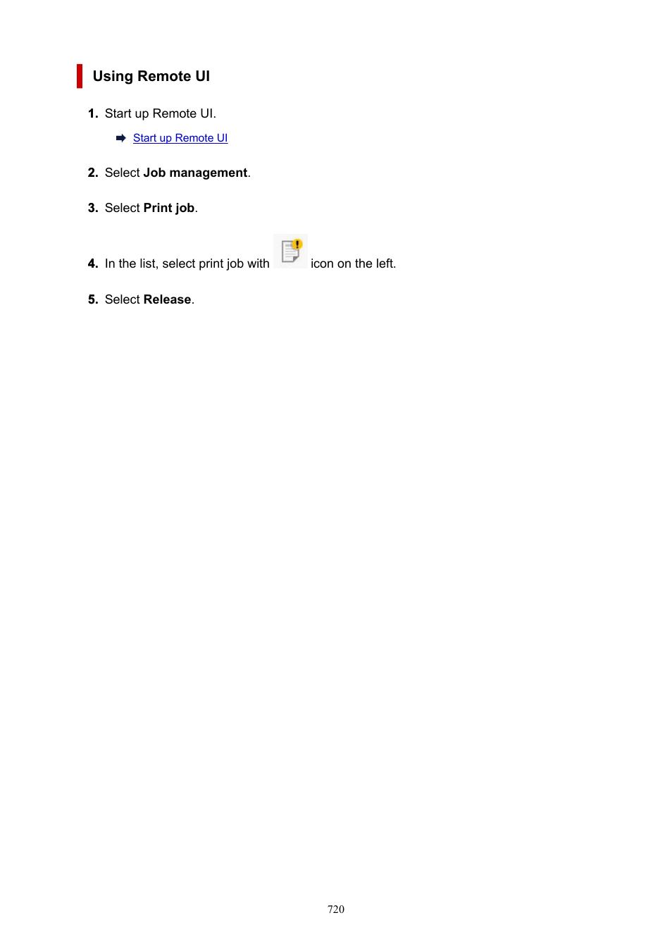 Using remote ui | Canon imagePROGRAF TX-3100 36" Printer with Basket User Manual | Page 720 / 1073