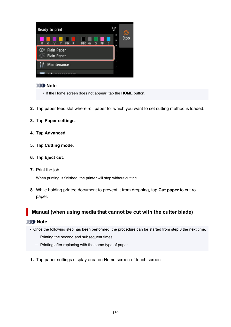 Canon imagePROGRAF GP-4000 User Manual | Page 130 / 1015