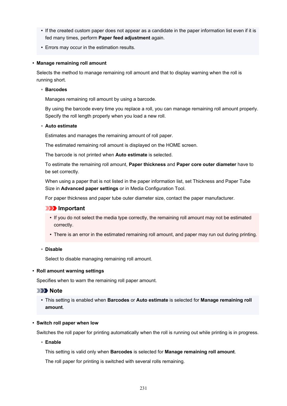 Canon imagePROGRAF GP-4000 User Manual | Page 231 / 1015