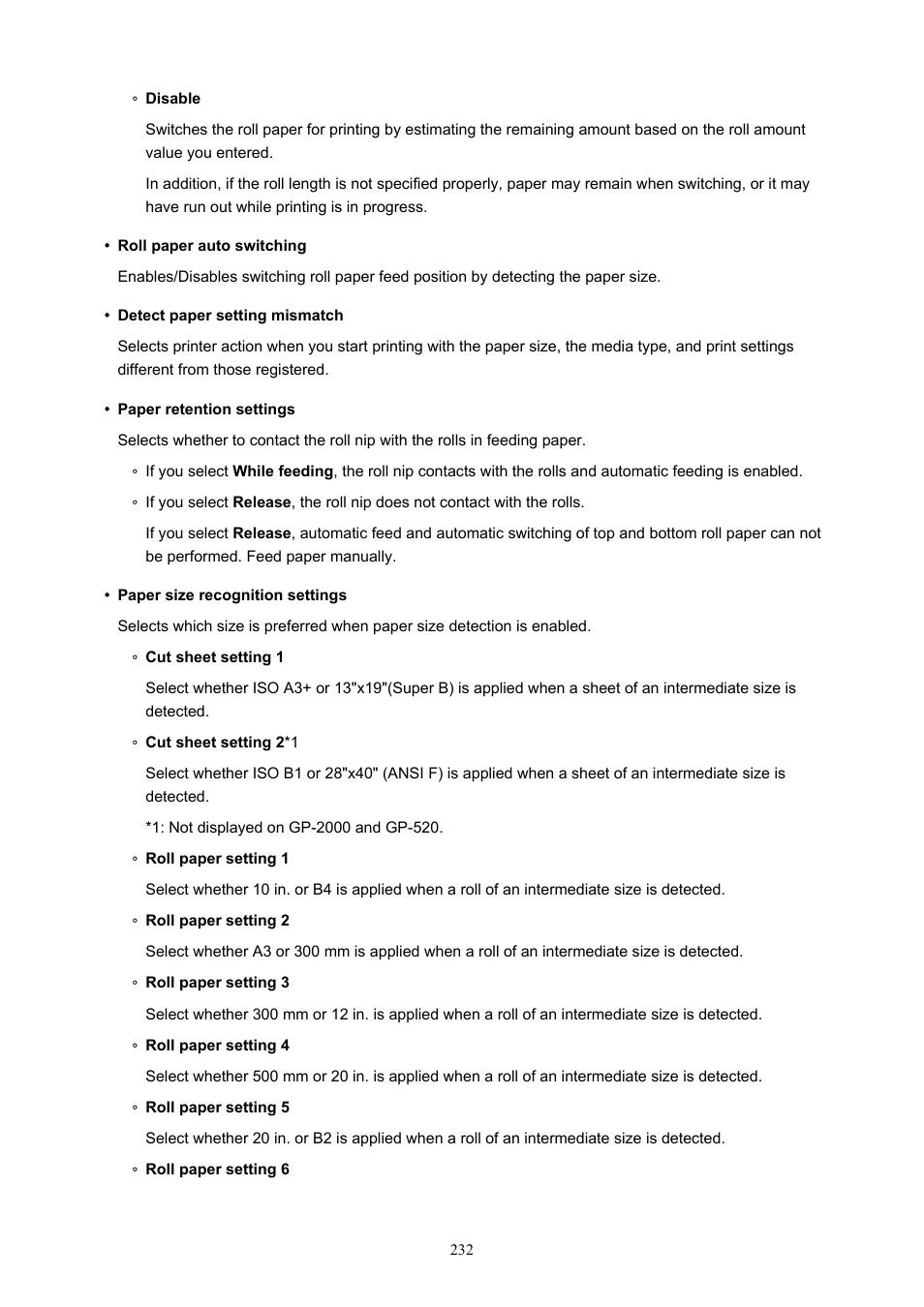 Canon imagePROGRAF GP-4000 User Manual | Page 232 / 1015