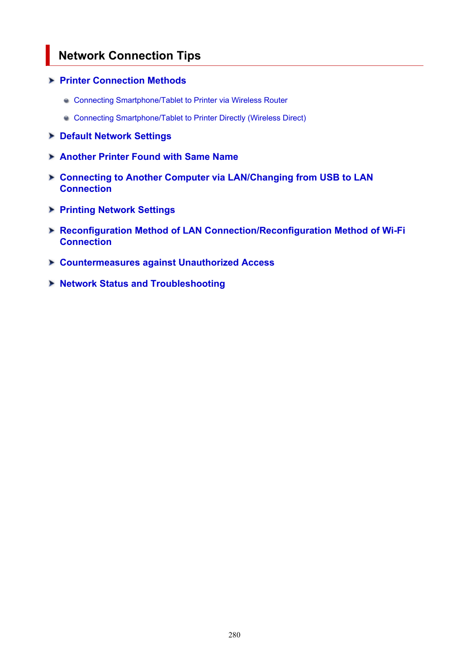 Network connection tips | Canon imagePROGRAF GP-4000 User Manual | Page 280 / 1015