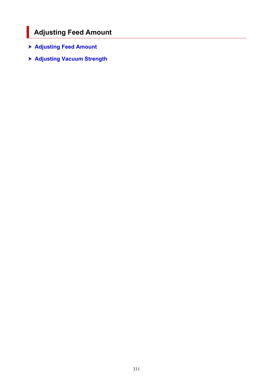 Adjusting feed amount | Canon imagePROGRAF GP-4000 User Manual | Page 331 / 1015
